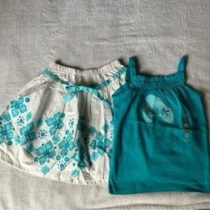 Gymboree Shirt and Skirt